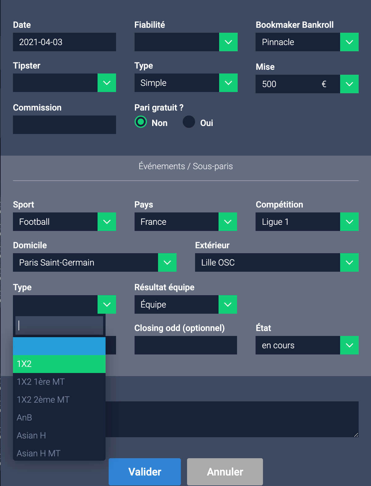 Betting tracker, avantages et inconvénients