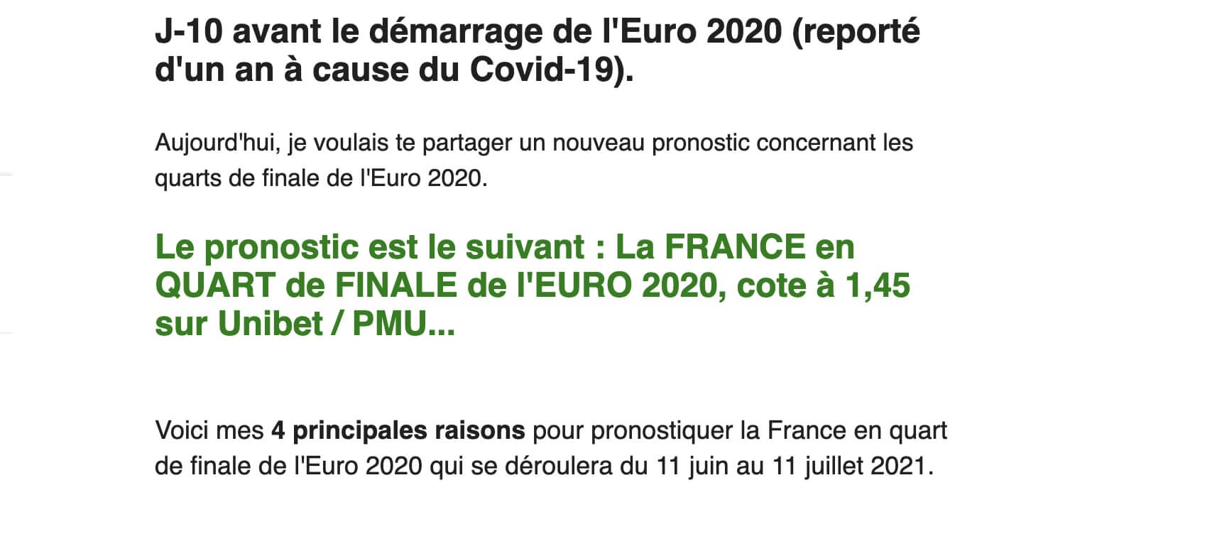  qui va gagner l’euro 2021 ?    